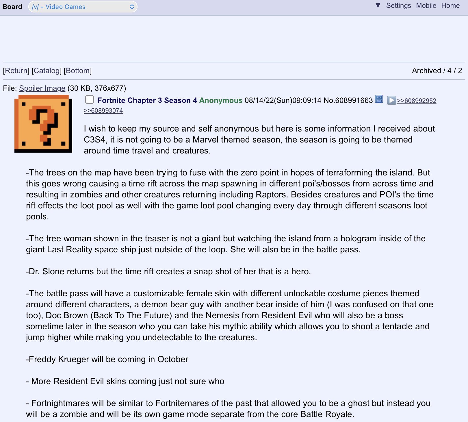 FortniteNewsC3 | Leaks & News on Twitter: "New 4chan “leak” is going