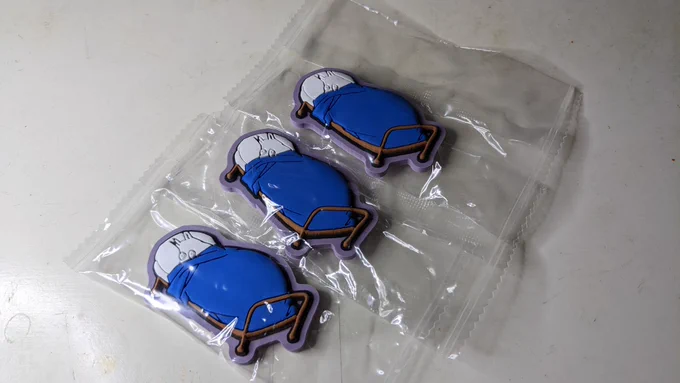 ガチャガチャのムーミンのラバーマグネットかわいい〜♥って3回回した結果見て 
