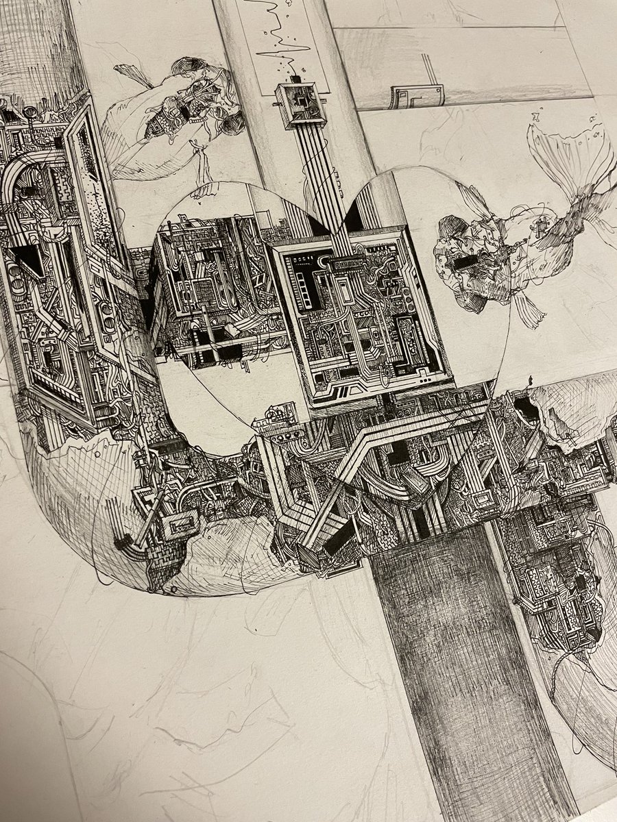 mariapendraw's tweet photo. 凍結してた時に居なくなったFFさんに届けーーー
 #絵描きさんと繋がりたい  #ペン画 https://t.co/I8h9mRXmYq