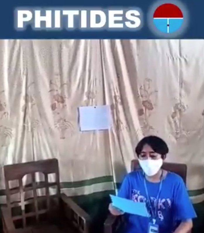 phitides_ph's tweet photo. Press Conference:

PHITIDES Science Research Analyst Kyle Justierane Nastor and Assistant Information Retchel Balacano interview and explaining what is the cause of the disaster in the ocean. https://t.co/v9ugrgTj0S