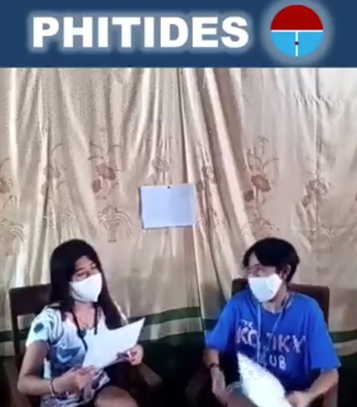 phitides_ph's tweet photo. Press Conference:

PHITIDES Science Research Analyst Kyle Justierane Nastor and Assistant Information Retchel Balacano interview and explaining what is the cause of the disaster in the ocean. https://t.co/v9ugrgTj0S