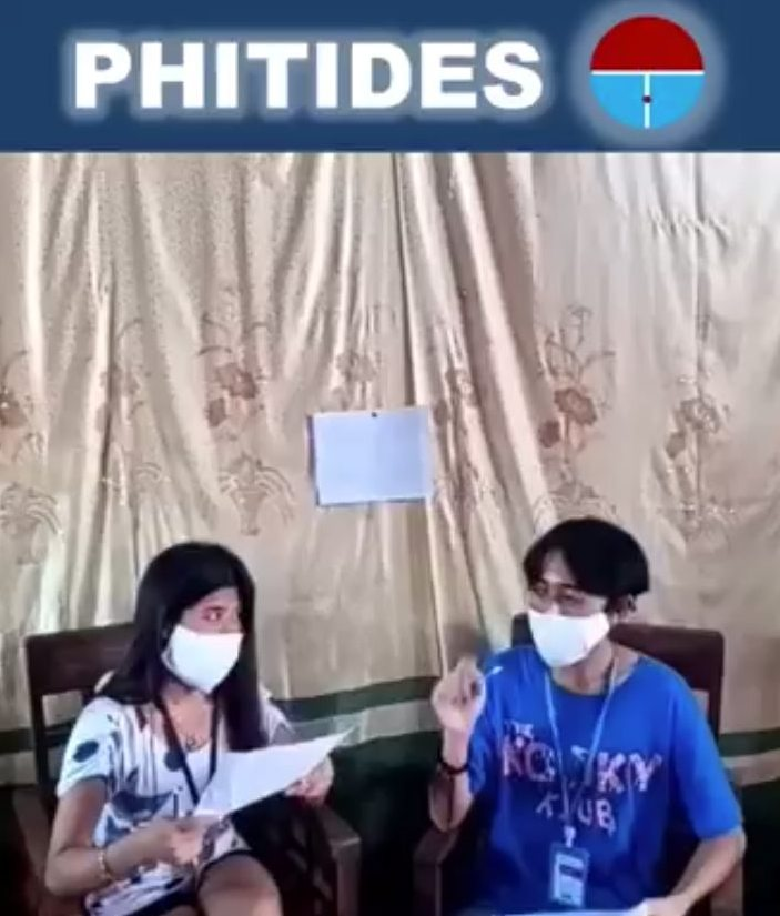 phitides_ph's tweet photo. Press Conference:

PHITIDES Science Research Analyst Kyle Justierane Nastor and Assistant Information Retchel Balacano interview and explaining what is the cause of the disaster in the ocean. https://t.co/v9ugrgTj0S