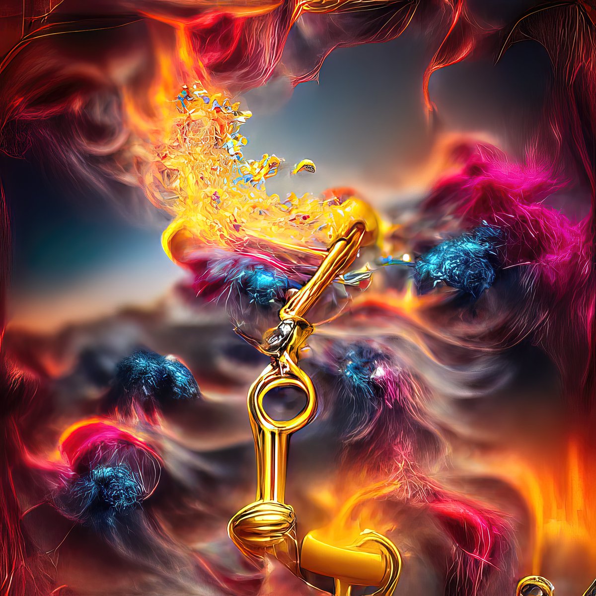 SpectrumLabsNFT's tweet photo. MetaKey to the Universe 🗝️🗝️🗝️

#nft #NFTGiveaway #aiart #aiartcommunity https://t.co/lFGS8n9dtJ