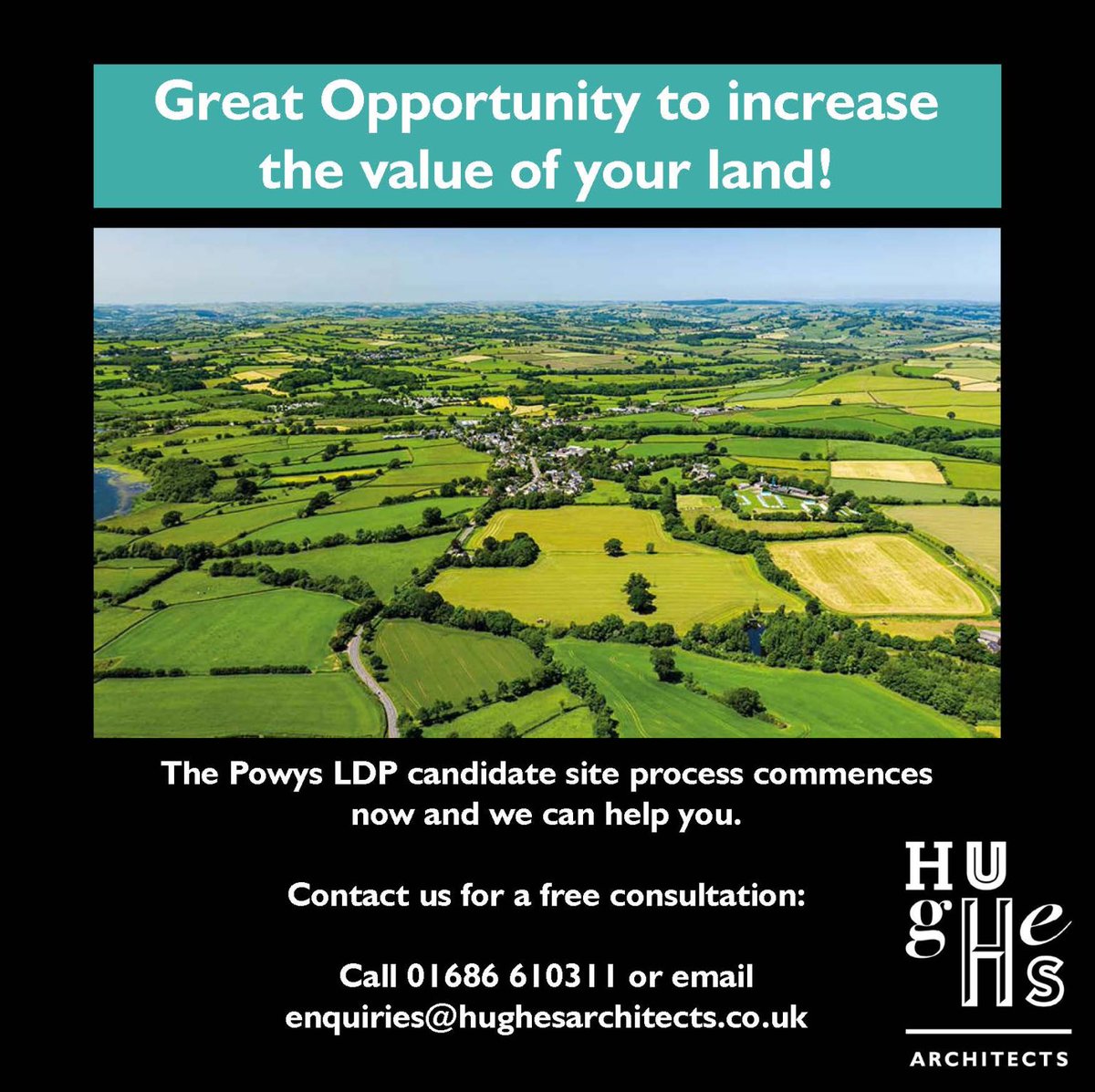 HughesArchitect's tweet image. The search is on for new residential and commercial development land in Powys. Could yours be part of that? 

#powys #localdevelopmentplan #powysldp #MidWales #architects #architecture #Wales #planning #WelshGovernment #PowysCountyCouncil