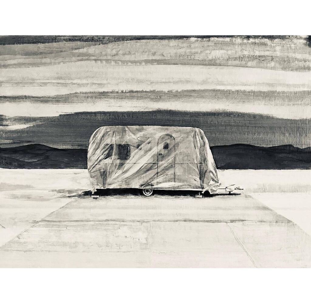CEopenstudios's tweet photo. • @alan.baines Sleeping without moving series - caravan park (version 3 monochrome)
#ceopenstudios #contemporarypainting #acrylicpainting #acrylicgouache #landscapepainting #art #artist #artistsoninstagram #caravan #northlondonartist #londonartist #… https://t.co/5AbPyOVjzt https://t.co/6dBkF5ql8S