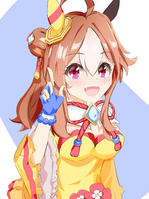 リッキー!ラッキー!みんなでハッピー!…が癖になる…#ウマ娘#コパノリッキー 