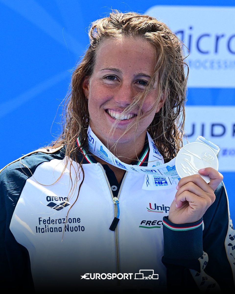 Eurosport_IT's tweet photo. MERAVIGLIOSI! 💚🤍❤️ 

🥇 Domenico Acerenza (10 km)
🥈 Ginevra Taddeucci (10 km)

#Nuoto | #Roma2022 | #LENRoma2022 | #OpenWater | #Acerenza | #Taddeucci https://t.co/RsQDR6qIMM