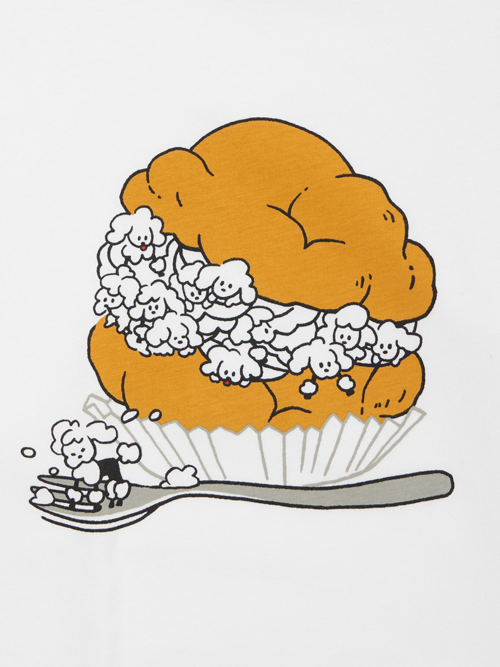 グラニフ ふわふわのホイップ犬がぎっしり詰まったシュークリーム フォークの上では ふるふる体をふるわせホイップを落とす ホイップドッグ T Co Txfyohkhsq グラニフ Graniph 犬 シュークリーム T Co Z0dncwau4a Twitter