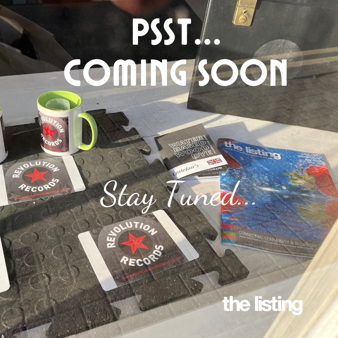TheListing's tweet photo. Psst... Coming Soon!
Revolution Records are opening in Royston at, 7 Melbourn St on Sat 17 Sept! More details to follow next month...
You can read more in our August magazines visit: https://t.co/110DxIvQfz
#StayTuned #RevolutionRecords #WelcomeToTheTown #ComingSoon https://t.co/03hFB0YG1n
