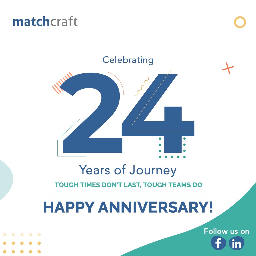 matchcraft's tweet photo. Dear Twitter: We're a little excited. We've turned 24, and we want to celebrate with you! Pop the champagne! ๐ฅ
https://t.co/lfjiilThVf #MatchCraft #Anniversary #AdTech https://t.co/Ep24Bx3LC7