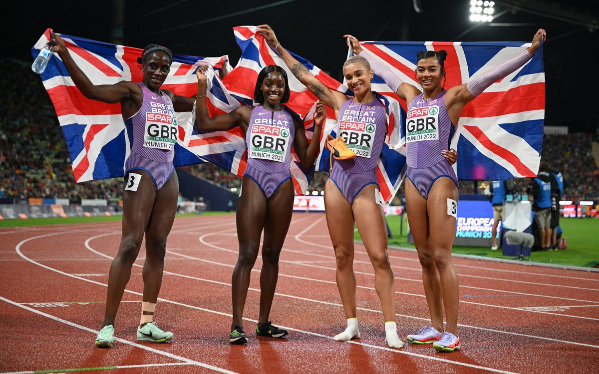 Great running from the <a href="/BritAthletics/">British Athletics</a> 4x400 relay women last night!

2nd fastest time ever from GBR quartet, included solid 11.32/22.86/35.66/50.30 splits from <a href="/Jodiealicia27/">Jodie Williams</a> — super-late start to the season, but now beginning to round into shape 👏