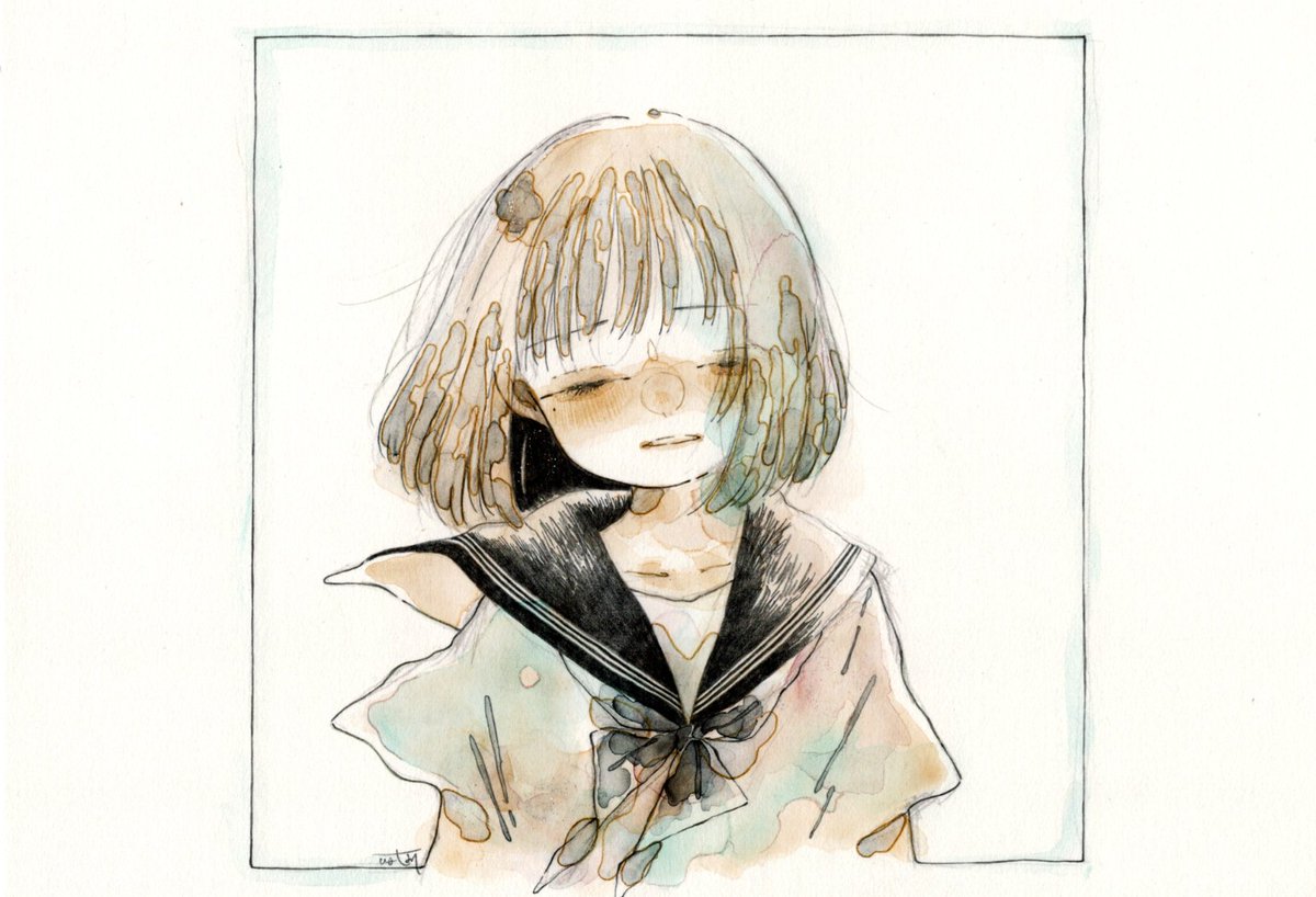 #夏休みはフォロワーさんが増える
セーラー服の少女たちを描きます 