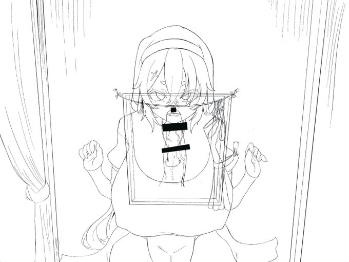 モノありだとこんな感じ、、、
懺悔室って狭いからあまねちゃんは絶対パッツパツのミチミチになるはず、、、 