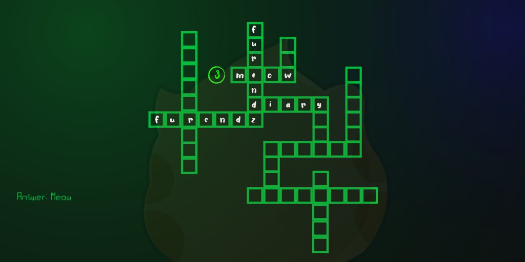 FelineFrendz's tweet photo. The Answer to the last code was: meow!
And the unscrambled words is: catastrophic.

Congrats @Awhbit ! Second win, you are killing it! https://t.co/TGKgprmgrl