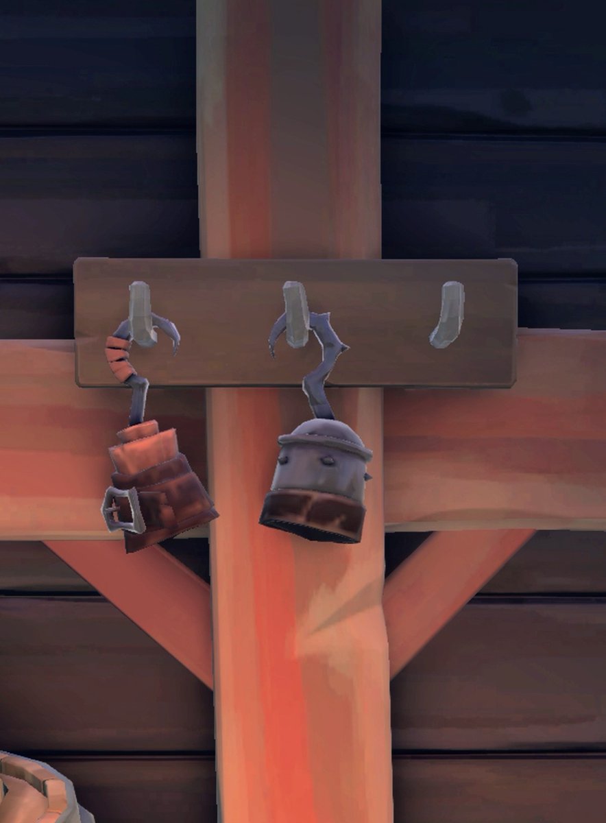 DHalo77's tweet photo. Absolute best ship decoration #hookrack #SeaofThieves https://t.co/Ac1XXeHdrP