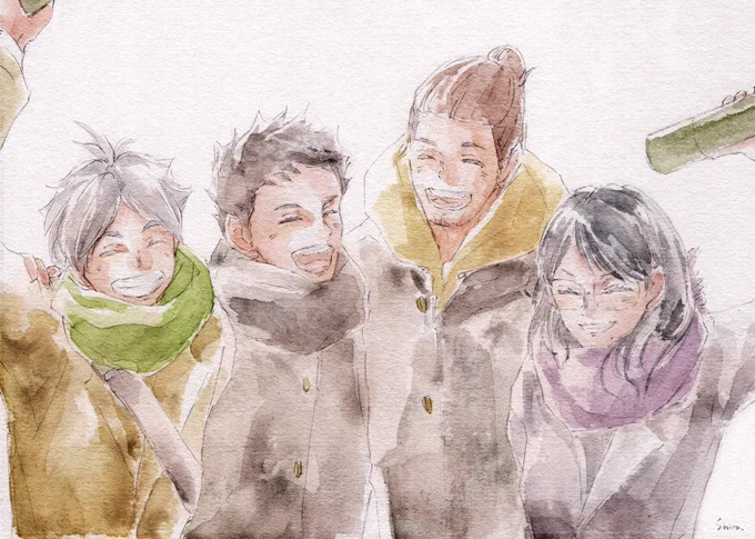 タイのハイキューファンイベントで描いた2枚目#กีฬาสีไฮคิวครีเอทีฟ2022#กีฬาสีไฮคิว2022 