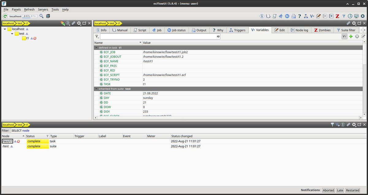 kinow's tweet photo. Three workflow management systems used in sciences. All three supporting cyclic workflows, though not necessarily in the same way/extent: ecFlow 5.8.4, Cylc 8.0, and Autosubmit 3.14 #opensource #sciworkflows #graphs #compsci #cstheory #workflow #cycles #autosubmitapp https://t.co/fhlaqgInil