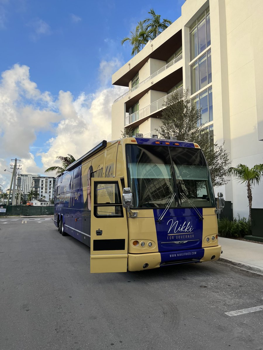 NikkiFried's tweet photo. Last day of in-person early voting and we aren’t slowing down!! About to head over to Miami Gardens!! https://t.co/9gqQA9aH4L