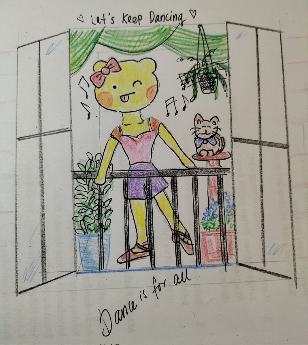 NinotMe's tweet photo. A little sketch of how I imagine my summer would be like 🌈
My Summer Dream is to dance all day, play with my furson 😺 and do up my little garden at my balcony 💛 @WonderPals
#WonderPalsSummer https://t.co/9hE8OpBwkI