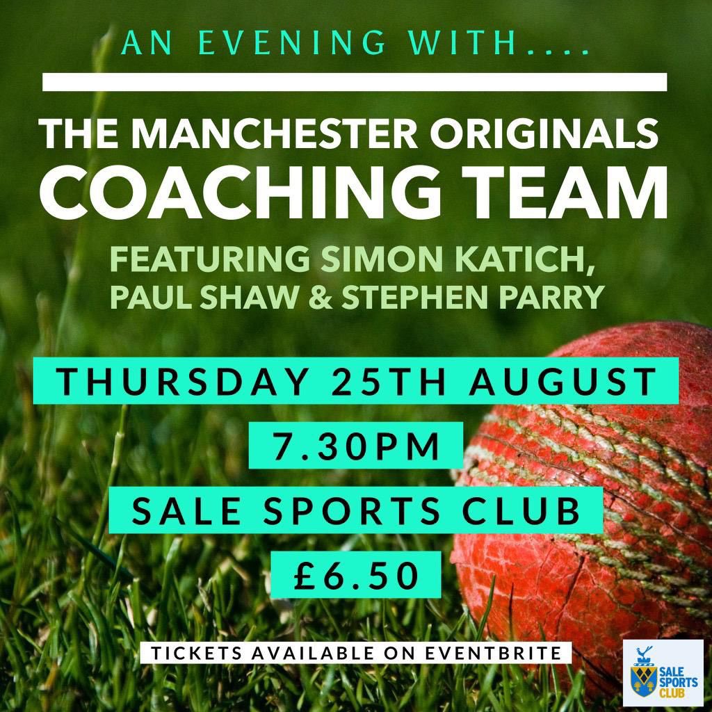 A great CPD opportunity for coaches across the network.
Get an insight into coaching professional mens and womens teams with Q&amp;A
Please RT <a href="/CCBWandG/">Cheshire CB Women & Girls</a> <a href="/cheshire_ccl/">Cheshire CCL</a> <a href="/CheshireCB/">Cheshire Cricket Board</a> 
eventbrite.com/e/evening-with…
