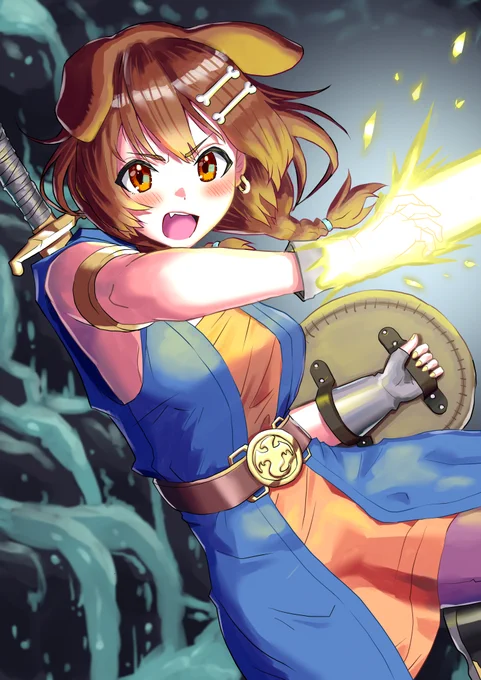 ギガスラッシュを放つゆうじを描きましたジャミラスとの接戦おつかれさまでした #できたてころね 