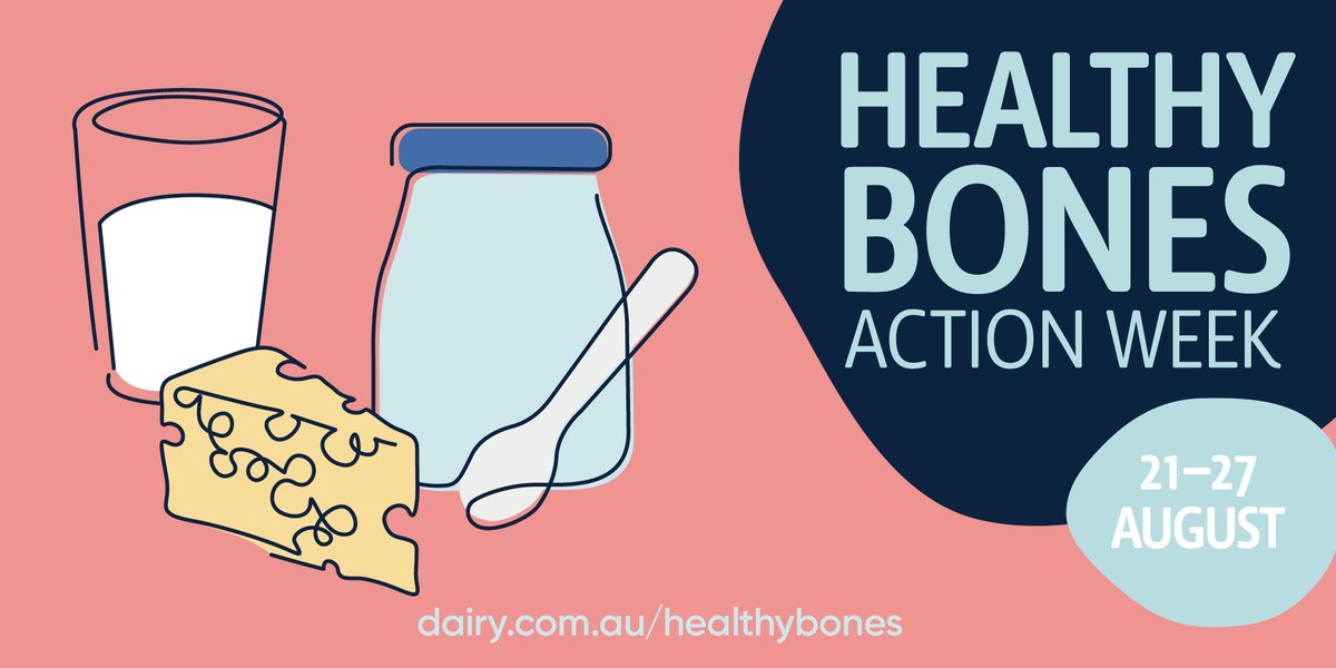 Dairy_Australia's tweet photo. There is no better time than Healthy Bones Action Week to take steps to build healthy, strong bones, &amp; there’s no better way than having enough calcium-rich foods like #dairy. Visit https://t.co/h5jI6TwAIR to find out more.
#ausdairy #HBAW #healthybones https://t.co/LWQxfGj9wl