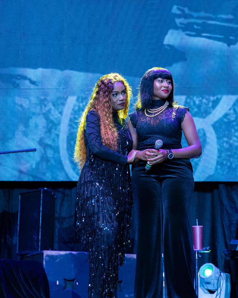 JKanyomozi's tweet photo. My beautiful sister,  my best friend, my rock!!!! @Laurakahunde 
We do alot of things together but we’d never sang together on stage. This was so emotional for me 🥹. 
♥️♥️
#TheBoundlessConcert https://t.co/ZTocbRxAP5