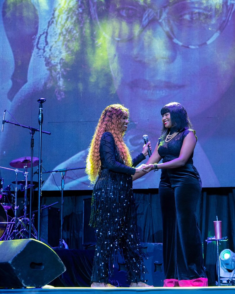 JKanyomozi's tweet photo. My beautiful sister,  my best friend, my rock!!!! @Laurakahunde 
We do alot of things together but we’d never sang together on stage. This was so emotional for me 🥹. 
♥️♥️
#TheBoundlessConcert https://t.co/ZTocbRxAP5