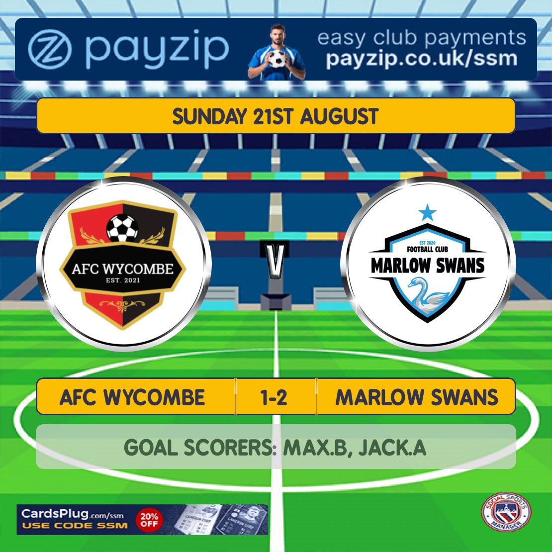 MarlowSwans's tweet photo. Another game, another outstanding performance. The boys dug deep in Downley today and we come away 2-1 winners. 2 weeks left until the start of season. We go again Wednesday.

Good luck to AFC Wycombe for the season👍🏻 https://t.co/vfceOW9mn5