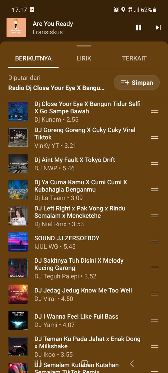 Playlist anti galau wkwk