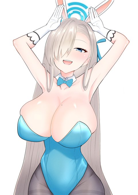 アスナちゃん
#バニーの日 
#ブルアカ 