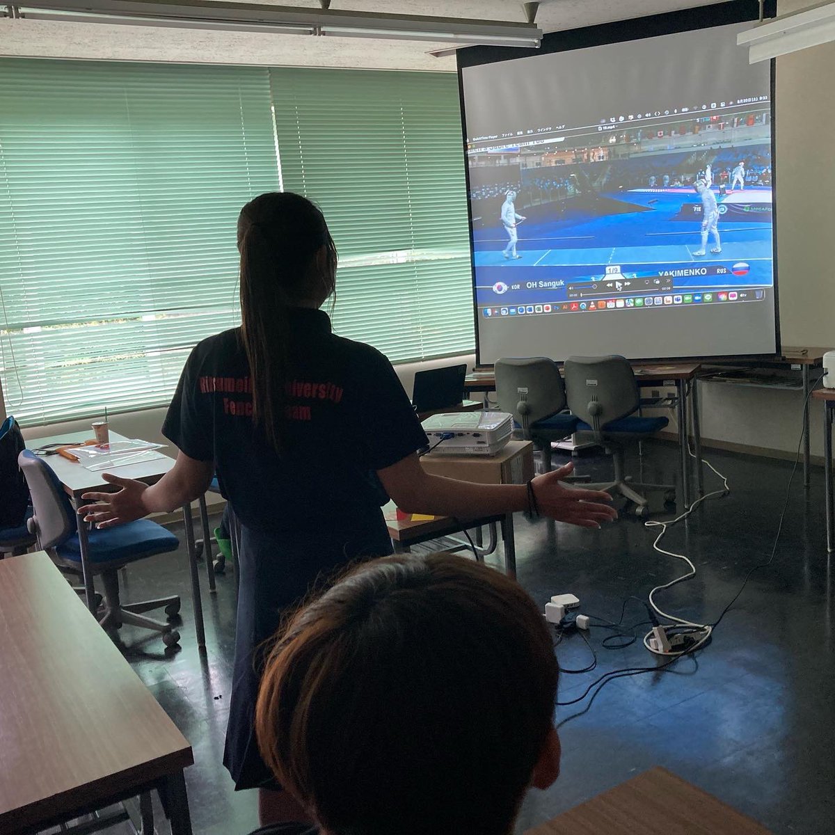 rits_fencing's tweet photo. 審判講習会・審判試験
��イセンスを取得するために、講習会をしていただき本学生数人が受験をしました。

#フェンシング　#審判ライセンス https://t.co/3PwwsDFxMu
