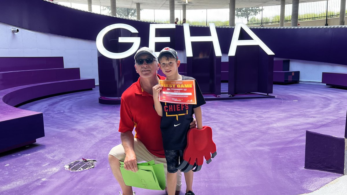 My grandson’s first <a href="/Chiefs/">Kansas City Chiefs</a> games