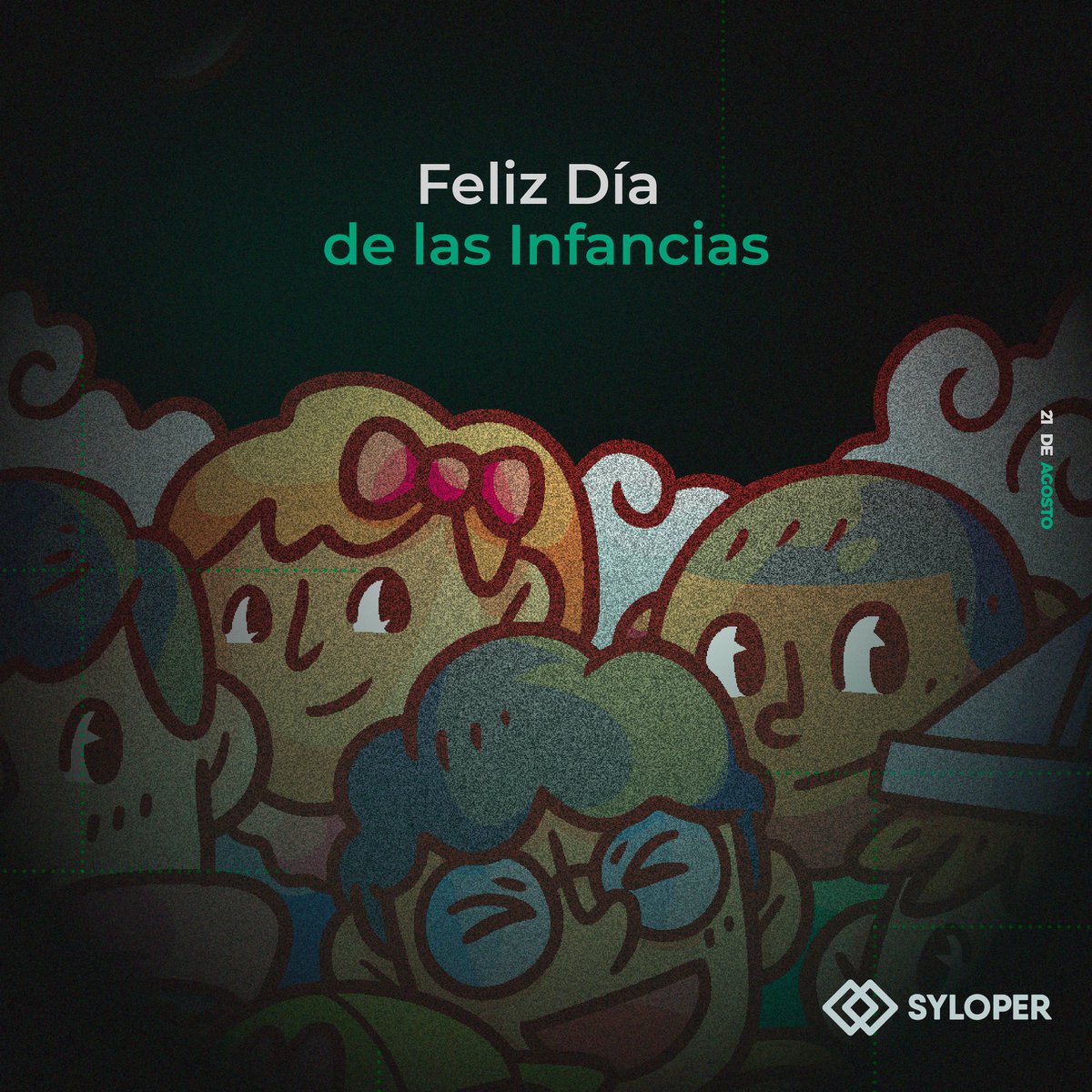 Syloper's tweet photo. Que todo lo que hacemos sea para transformar el planeta en un lugar más seguro y mejor para las infancias. 🙌⁣
⁣
¡Feliz día!⁣

#Díadelaniñez⁣
#Díadelasinfancias⁣ https://t.co/QQZjuPjt0F