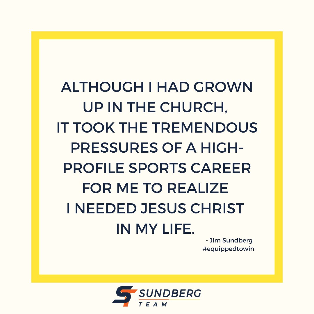 backstop10's tweet photo. I "knew" God but it became a relationship when I realized that apart from God I couldn't handle what life was throwing at me. I thank God that I didn't have to stay in that place of struggle and self-dependance.
#jimsundberg #sundbergteam #equippedtowin https://t.co/yrKO2IHTT0