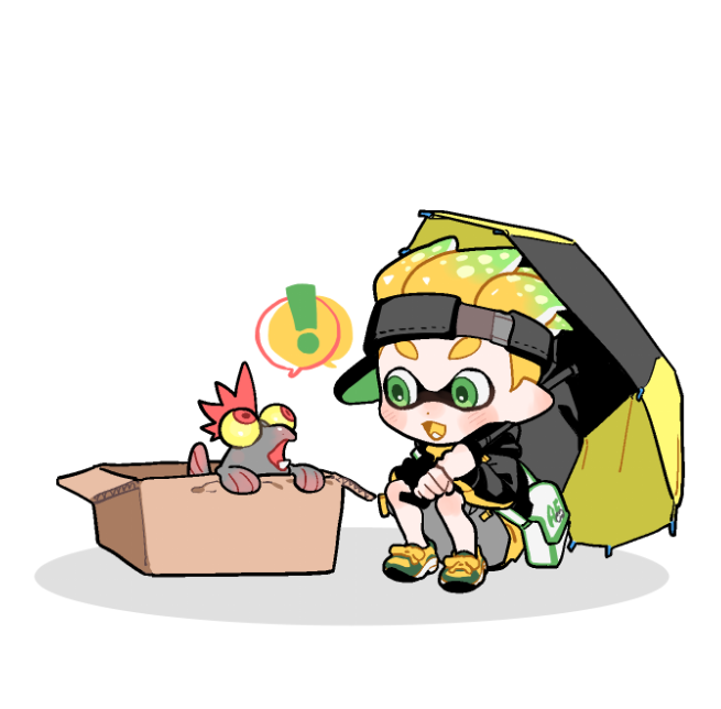 インクリング ,イカボーイ(スプラトゥーン) ,イカガール(スプラトゥーン) 「りっぷさんの誕生日のあれ 表紙でした 」|ぎんじろうのイラスト