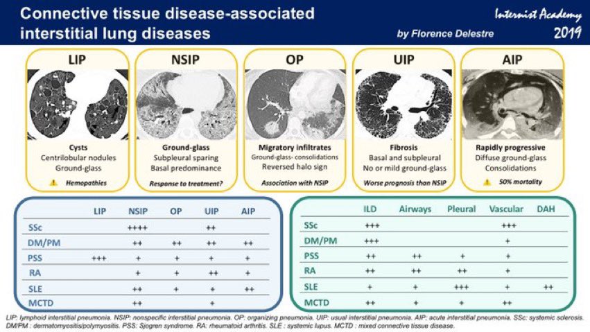 Connective tissue disease-associated interstitial lung disease - By Florence Delestre (Fellow in Internal Medicine, Paris, France) #ILD #autoimmunedisease #CTD #InternistAcademy