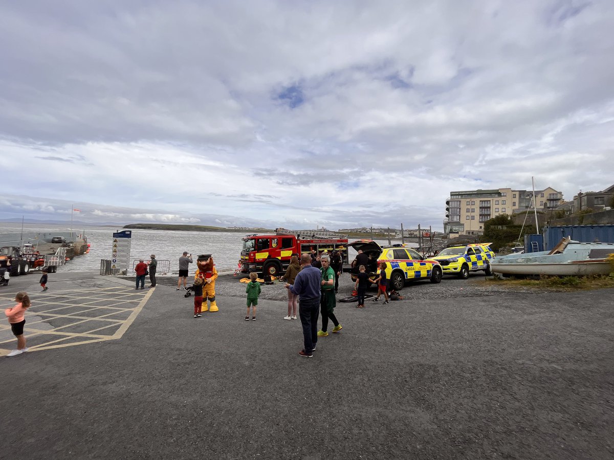 Atlantic85's tweet photo. A wonderful day had by all at our Emergency Services Open Day. Thanks to everyone who came down as well as our @RNLI colleagues from @SligoBayRNLI &amp; @GardaTraffic, @AmbulanceNAS, @DB_CFR and @donegalcouncil #FireService https://t.co/zNhbaxRCyA