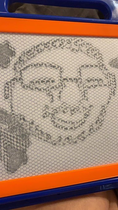 This drawing I did of my husband on the kids magnetic drawing board thingy is adorable and I refuse to<a href="/tag/fun"class="tags"><span>#fun</span></a><a href="/tag/art"class="tags"><span>#art</span></a><a href="/tag/twitchstreamer"class="tags"><span>#twitchstreamer</span></a><a href="/tag/twitchaffiliate"class="tags"><span>#twitchaffiliate</span></a>