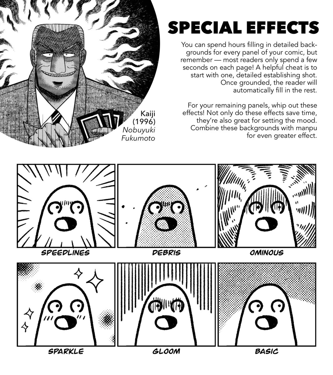 tomatatoro's tweet image. 💬 Comic Tips (1/2)

Do your comics ever feel empty or clunky? Here are some tips and tricks I collected from observations/tutorials over the years. 

This is by no means comprehensive. If you have some favorite manpu/effects of your own, please share! I’d love to hear about it!