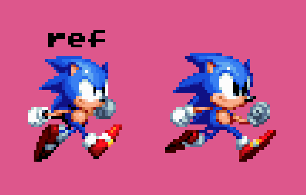 Sonic sprite animation tests