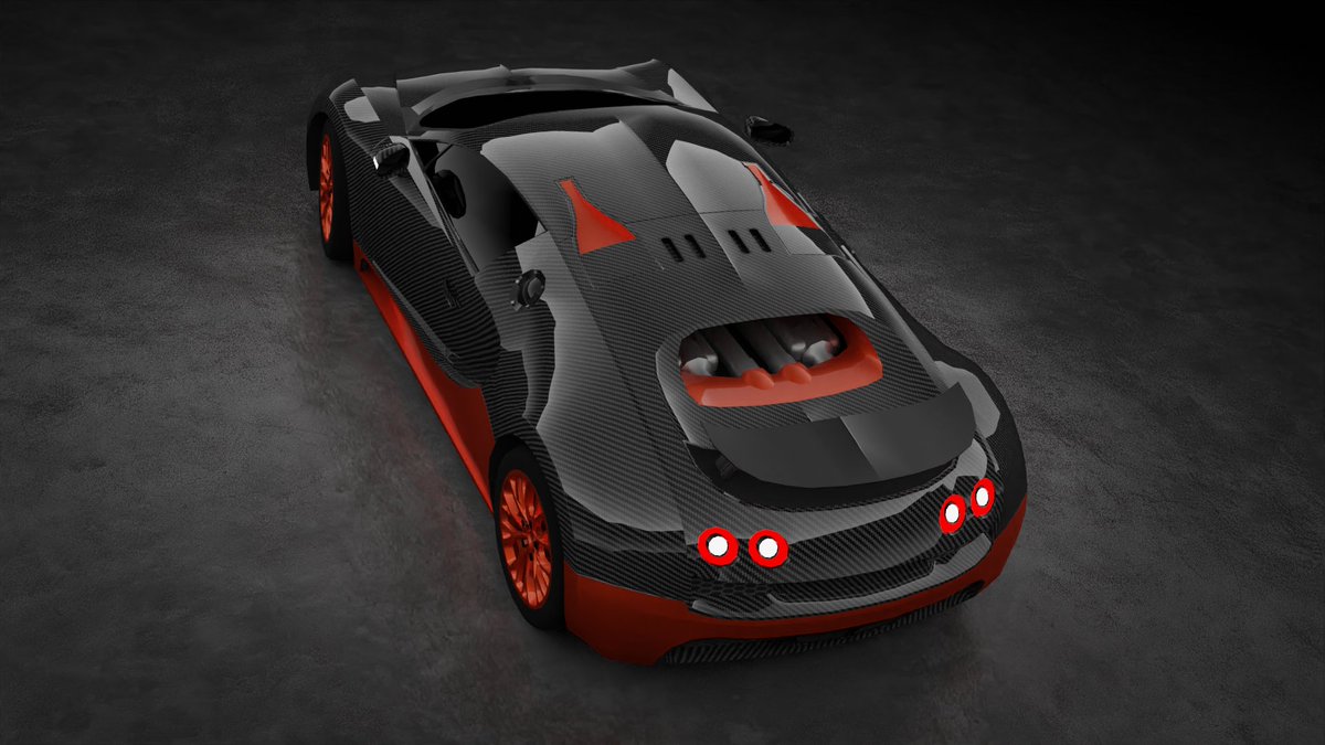 Dev_Blender's tweet image. Bugatti Veyron Super Sport Made by Me in Blender
#Blender3d #RobloxDev #Roblox #CarDealershipTycoon