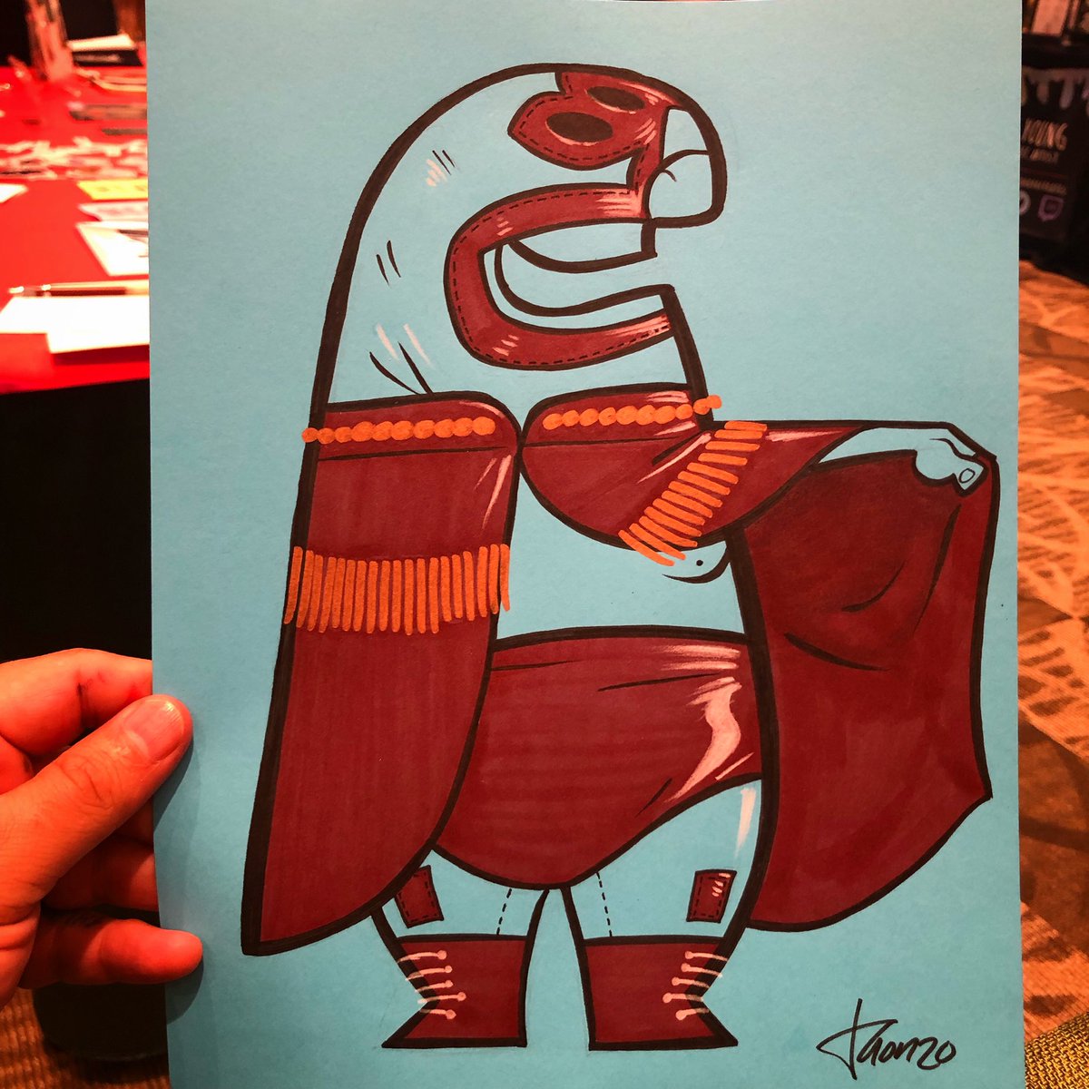 lamanocomic's tweet photo. Commissioned doodle from yesterday.
¡NA-CHOOOOOOOO!
#doodle #nacholibre #getthatcornouttamyface https://t.co/kYtDXTrGmZ
