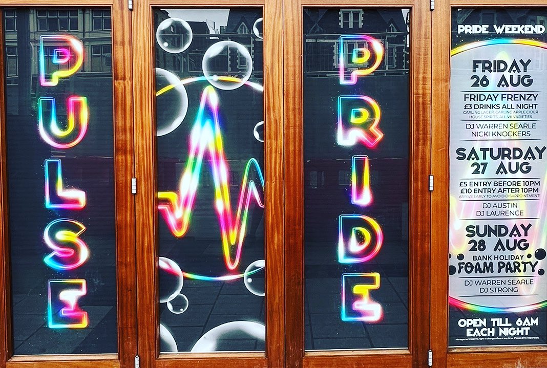 So this will be the first time actually celebrating pride in years 
And couldn’t think of a better way of doing it 

*FRIDAY FRENZY 
*SOUND OF SATURDAY (PRIDE SATURDAY)🏳️‍🌈🏳️‍🌈
*BANK HOLIDAY SUNDAY FOAM PARTY 
ALL 3 NIGHTS OPEN TILL 6AM 
CHECK OUT <a href="/pulsecardiff/">Pulse Nightclub, Cardiff</a> SOCIALS FOR MORE INFO