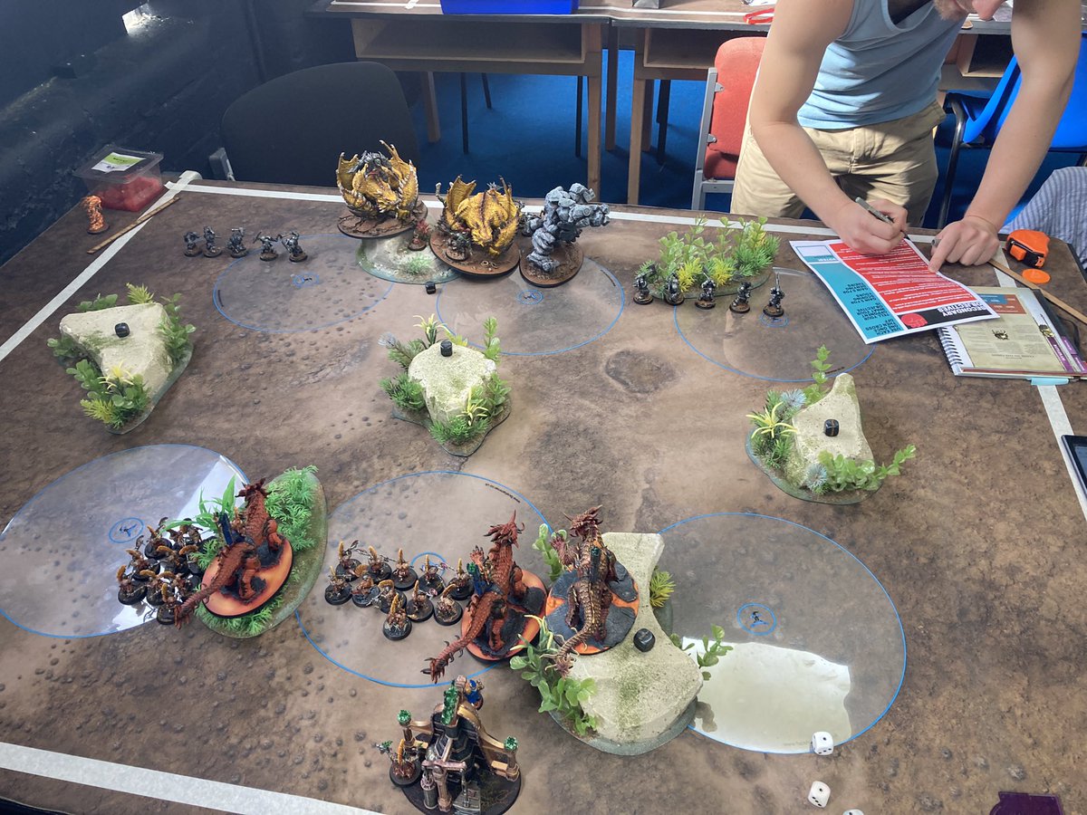 Great opponents this weekend at Mancunian Carnage and an amazing event! Thank you so much <a href="/AjGhostArm/">Alex 'Ghost Arm' J (He/Him)</a> for hosting and <a href="/TheOneBenBailey/">Ben Bailey</a> for the stream coverage!
Thanks all to my amazing opponents <a href="/HellstormLouis/">Hellstorm Louis</a> <a href="/FaceHammer_/">FaceHammer</a> <a href="/Wargames_Sam/">Sam Watson</a> <a href="/Maxsmodels/">Maxsmodels</a> and Kevin Chandler ☺️