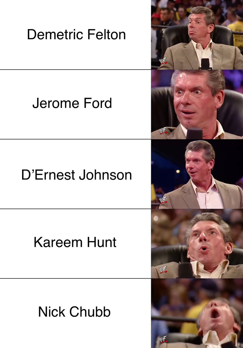 The #Browns RB Room