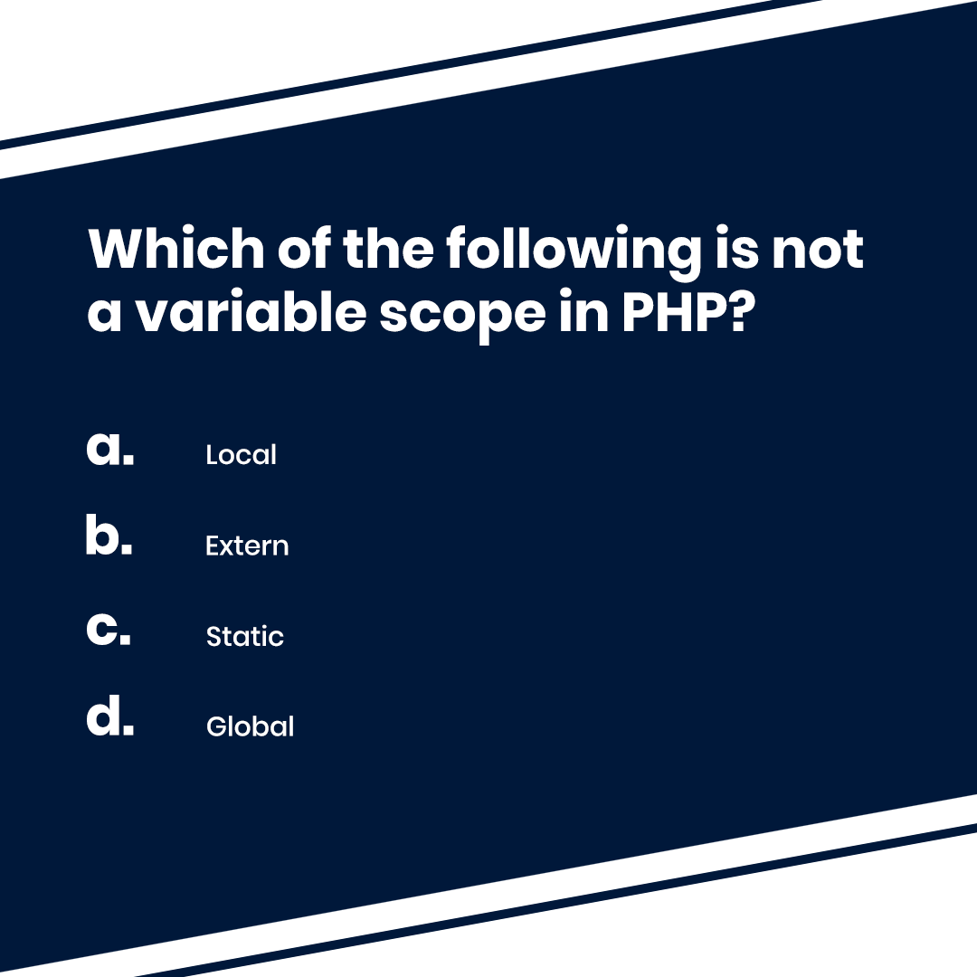 LivingOnFreedom's tweet photo. 𝗔, 𝗕, 𝗖 𝗼𝗿 𝗗?
#comment
https://t.co/AXEUdsS1Jx
===================
👉 @guffstack
====================
#guffstack #QA #guffstackqa #programmer #PHP #education #programming #question #questionoftheday #technology #technews #variablescope #Coding #phpvariable #QandA https://t.co/Jl80o5HoVt