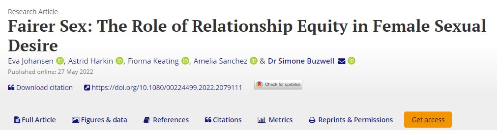 amadeuszlaszcz's tweet photo. Nowe badania w Journal of Sex Research pokazują, że kobiety w równych związkach (względem prac domowych i obciążenia psychicznego) są bardziej zadowolone ze związków i odczuwają większe pożądanie seksualne (wyższe libido) niż te w nierównych związkach.
https://t.co/UjG9UKmwYZ https://t.co/03RaPWa2tT