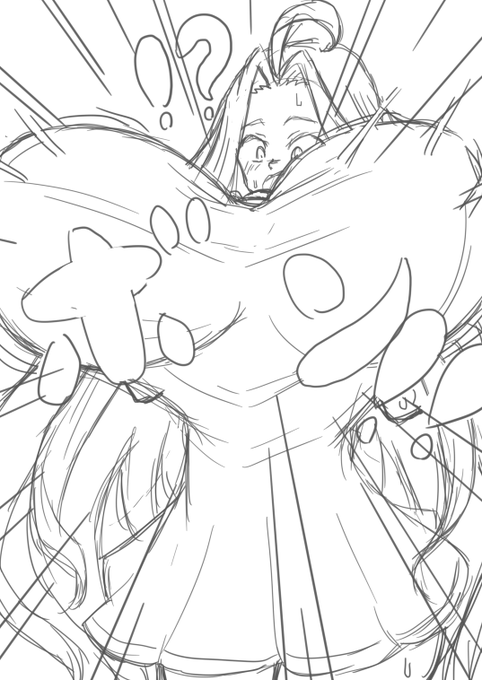 突然でかくなるルリア 