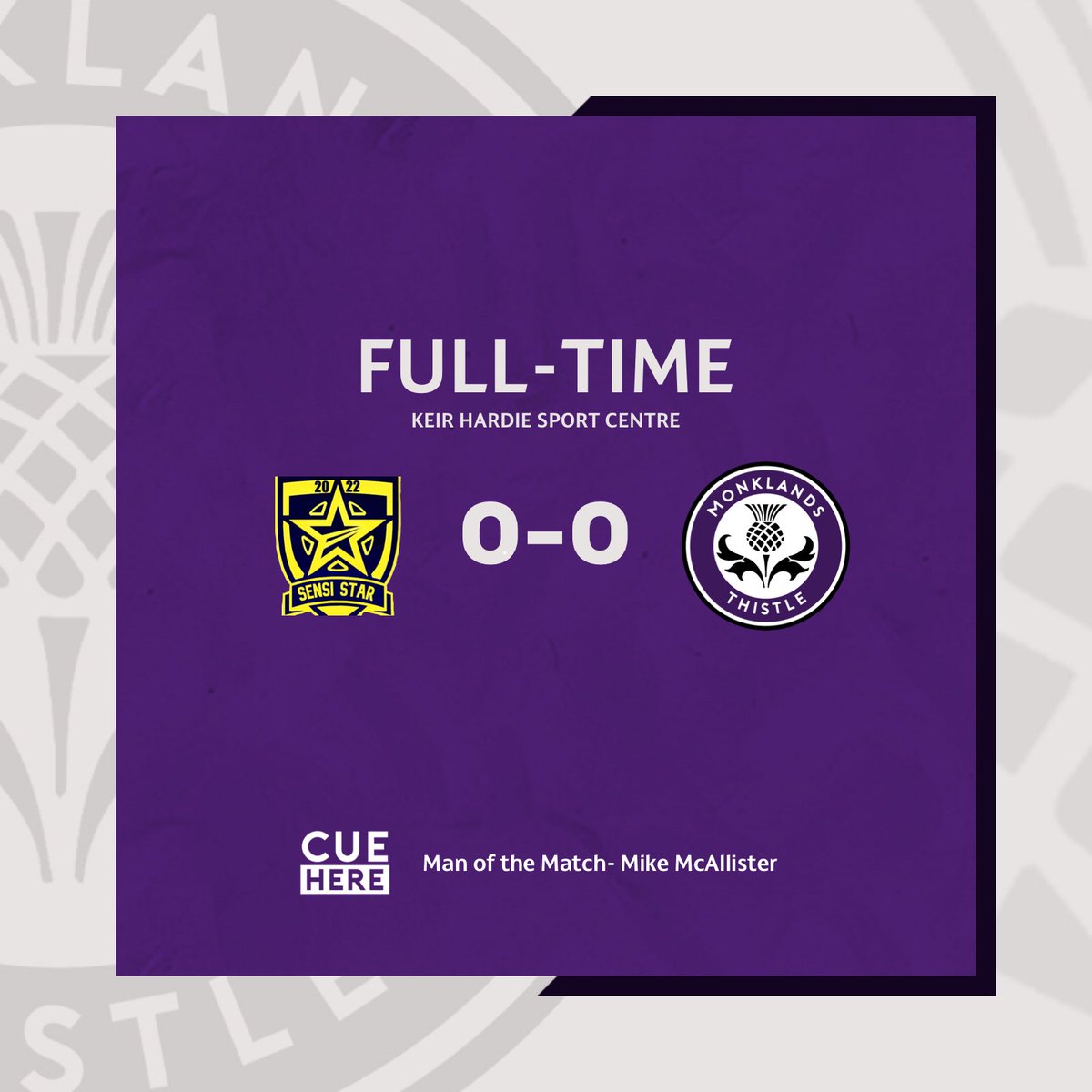 Honours even today against a new look Sensi Star. Nobody could carve out a goal for the victory.